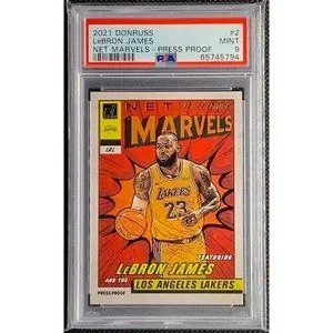 【D31】 NBA カード LeBron James MARVELS 2023-24 Donruss LEBRON JAMES Net Marvels INSERT Lakers No. 9